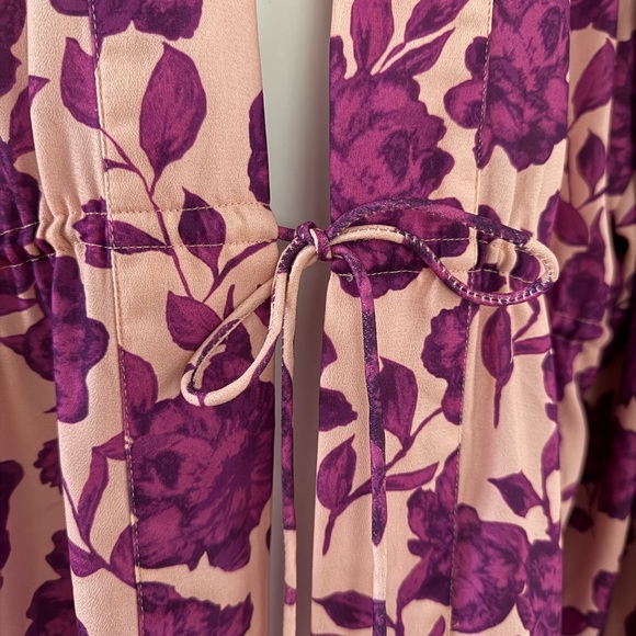 Jen’s Pirate Booty duster kimono robe purple size medium - Picture 7 of 7